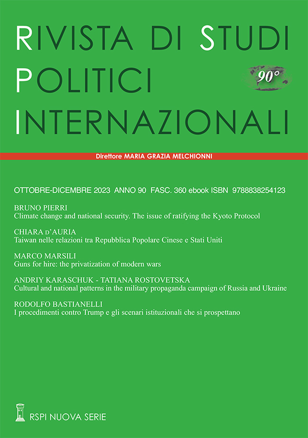 Rivista di studi politici internazionali (2023). Vol. 4