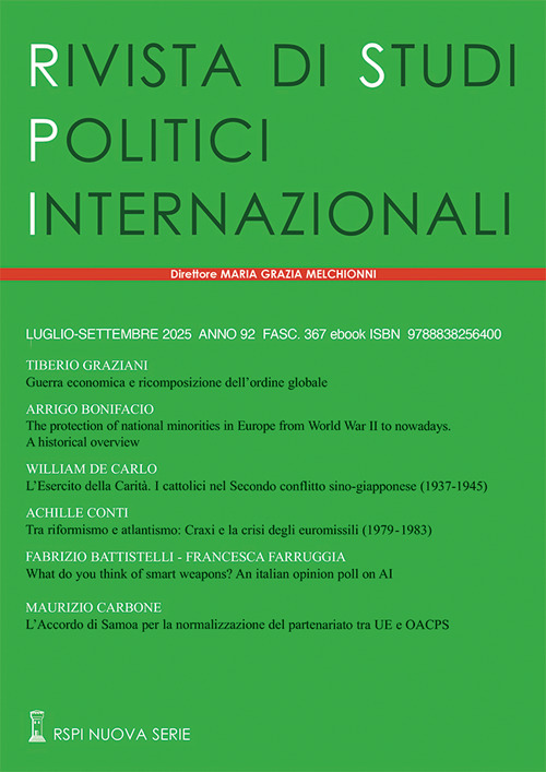 Rivista di studi politici internazionali (2025). Vol. 3