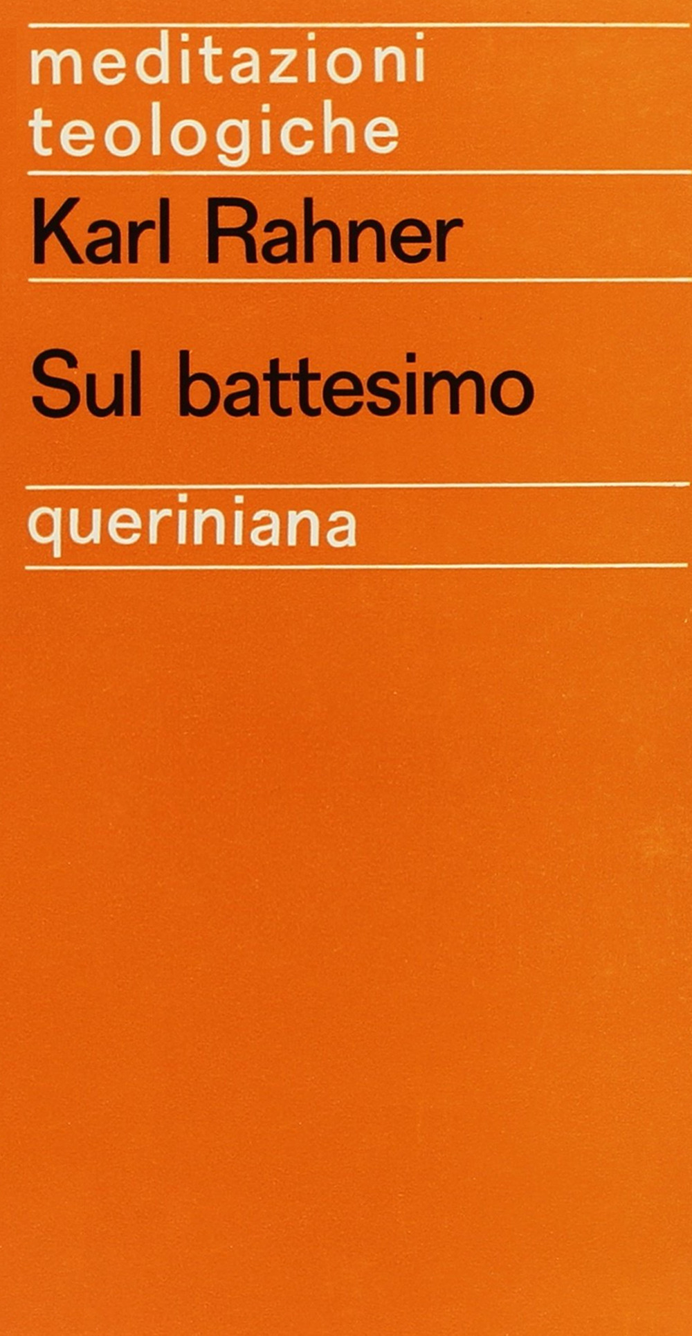 Sul battesimo