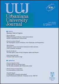 Urbaniana University Journal. Euntes Docete (2014). Vol. 1: Missione: work in progress