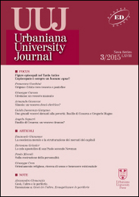 Urbaniana University Journal. Euntes Docete (2015). Vol. 3: Focus: figure episcopali nel tardo antico. L'episcopato è sempre un bonus opus?