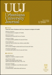 Urbaniana University Journal. Euntes Docete (2016). Vol. 1: Focus: Lanza del Vasto fondatore dell'arca-interprete teologico di Gandhi