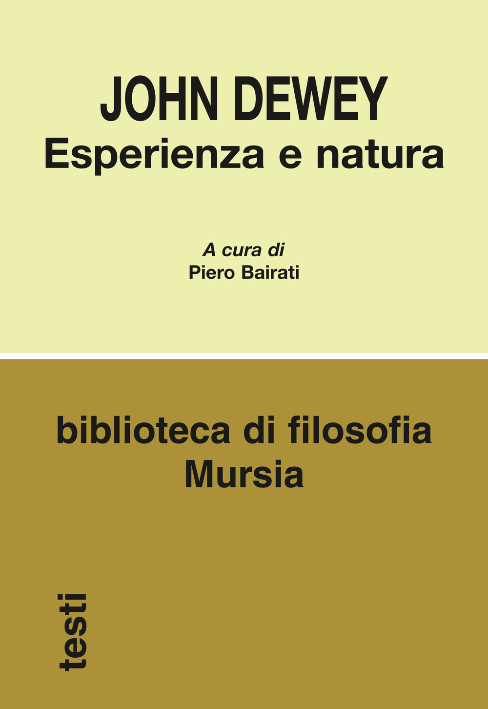 Esperienza e natura