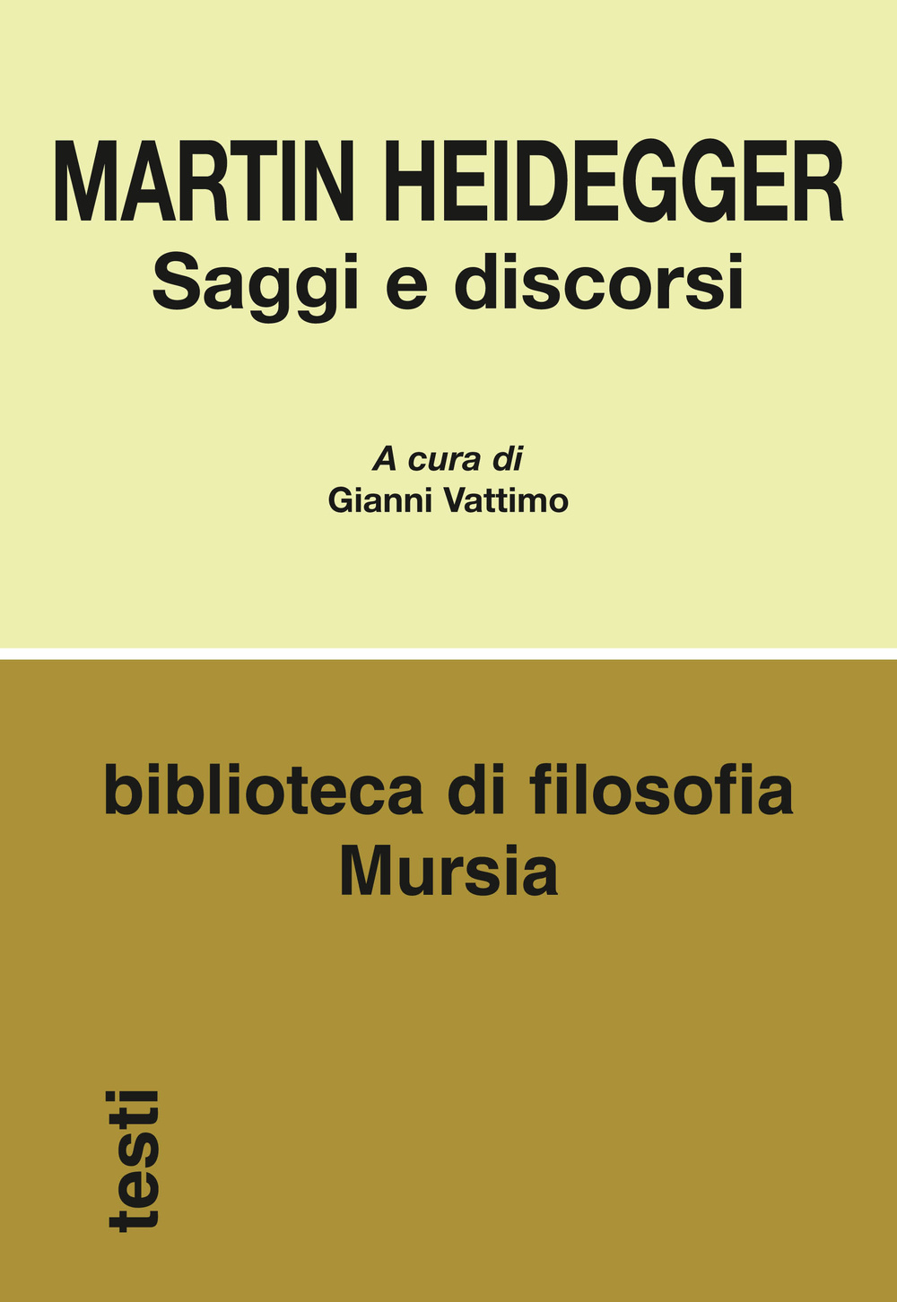 Saggi e discorsi