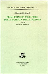 Primi principi metafisici della scienza della natura