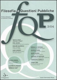 FQP. Filosofia e questioni pubbliche (2004). Vol. 3