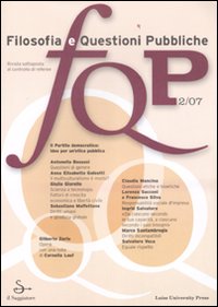 FQP. Filosofia e questioni pubbliche (2007). Vol. 2