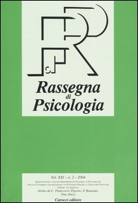 Rassegna di psicologia (2004). Vol. 2