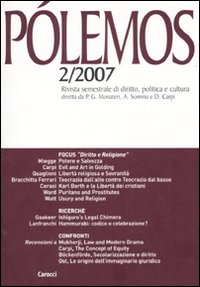 Pólemos. Rivista semestrale di diritto, politica e cultura (2007). Vol. 2