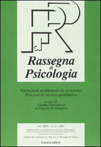 Rassegna di psicologia (2007). Vol. 3