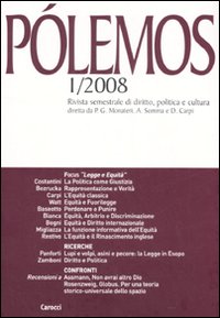 Pólemos. Rivista semestrale di diritto, politica e cultura (2008). Vol. 1