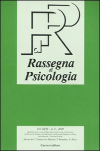 Rassegna di psicologia (2009). Vol. 3