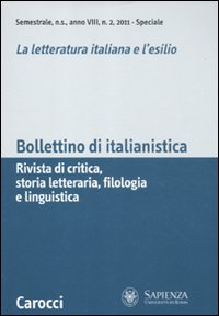 Bollettino di italianistica. Rivista di critica, storia letteraria, filologia e linguistica (2011). Vol. 2