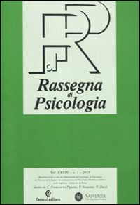 Rassegna di psicologia (2011). Vol. 1