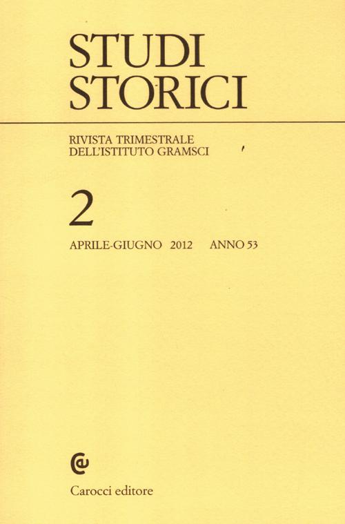 Studi storici (2012). Vol. 2