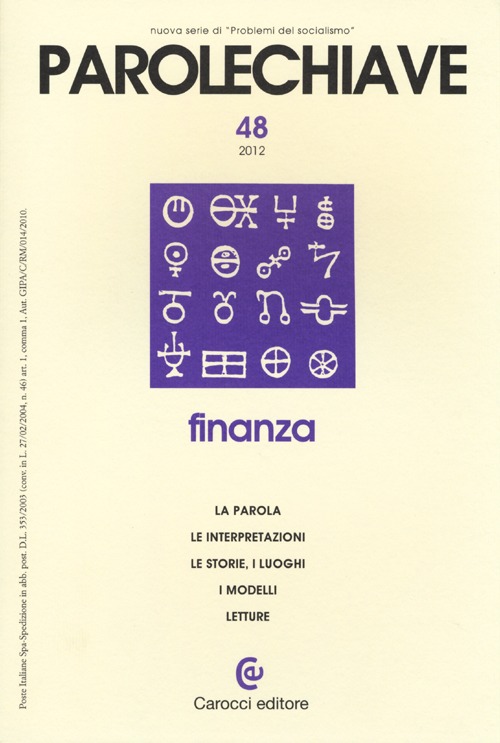 Parolechiave (2012). Vol. 48: Finanza