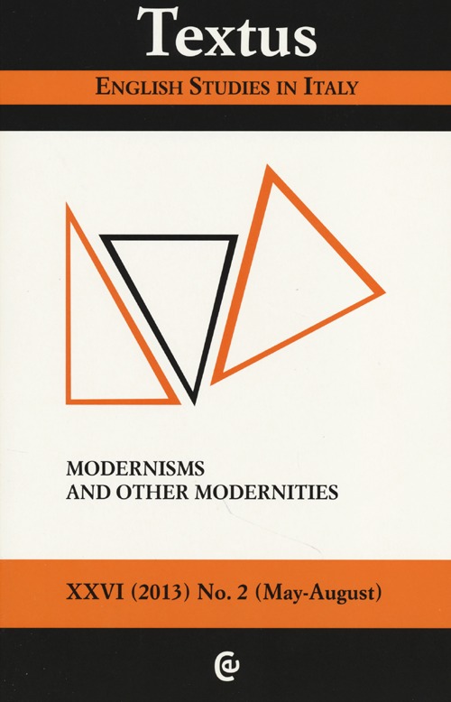 Textus. English studies in Italy (2013). Vol. 2: Modernisms and other modernities