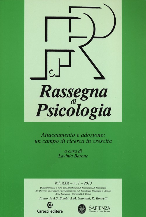 Rassegna di psicologia (2013). Vol. 1