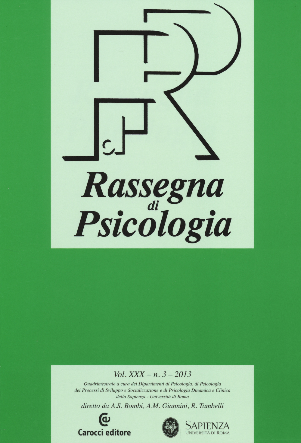 Rassegna di psicologia (2013). Vol. 3