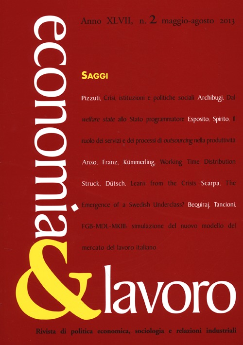 Economia & lavoro (2013). Vol. 2