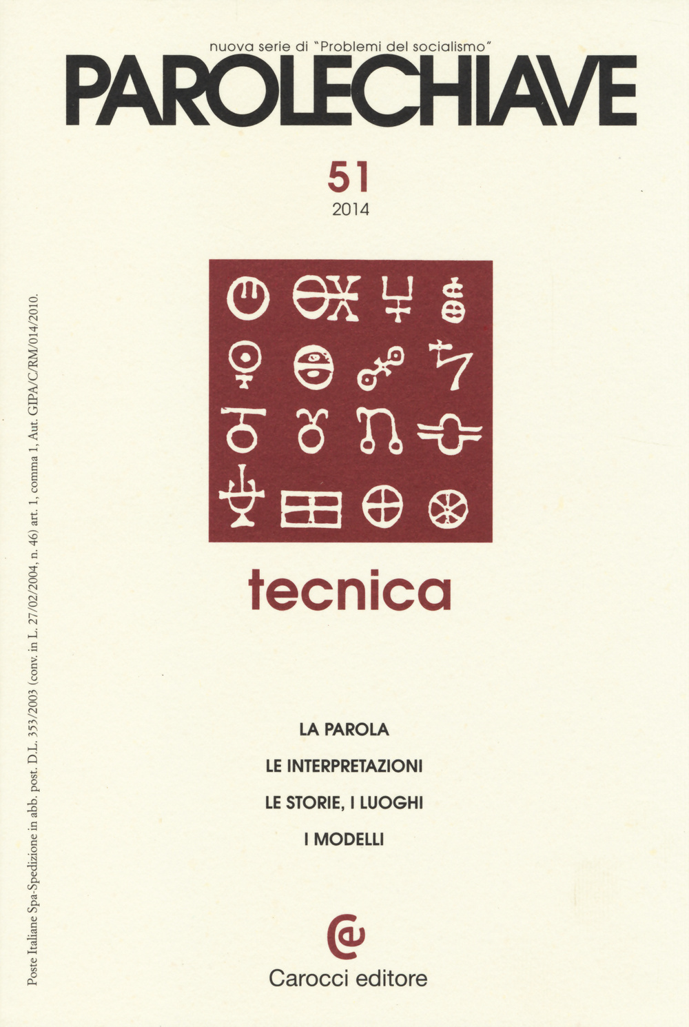 Parolechiave (2014). Vol. 51