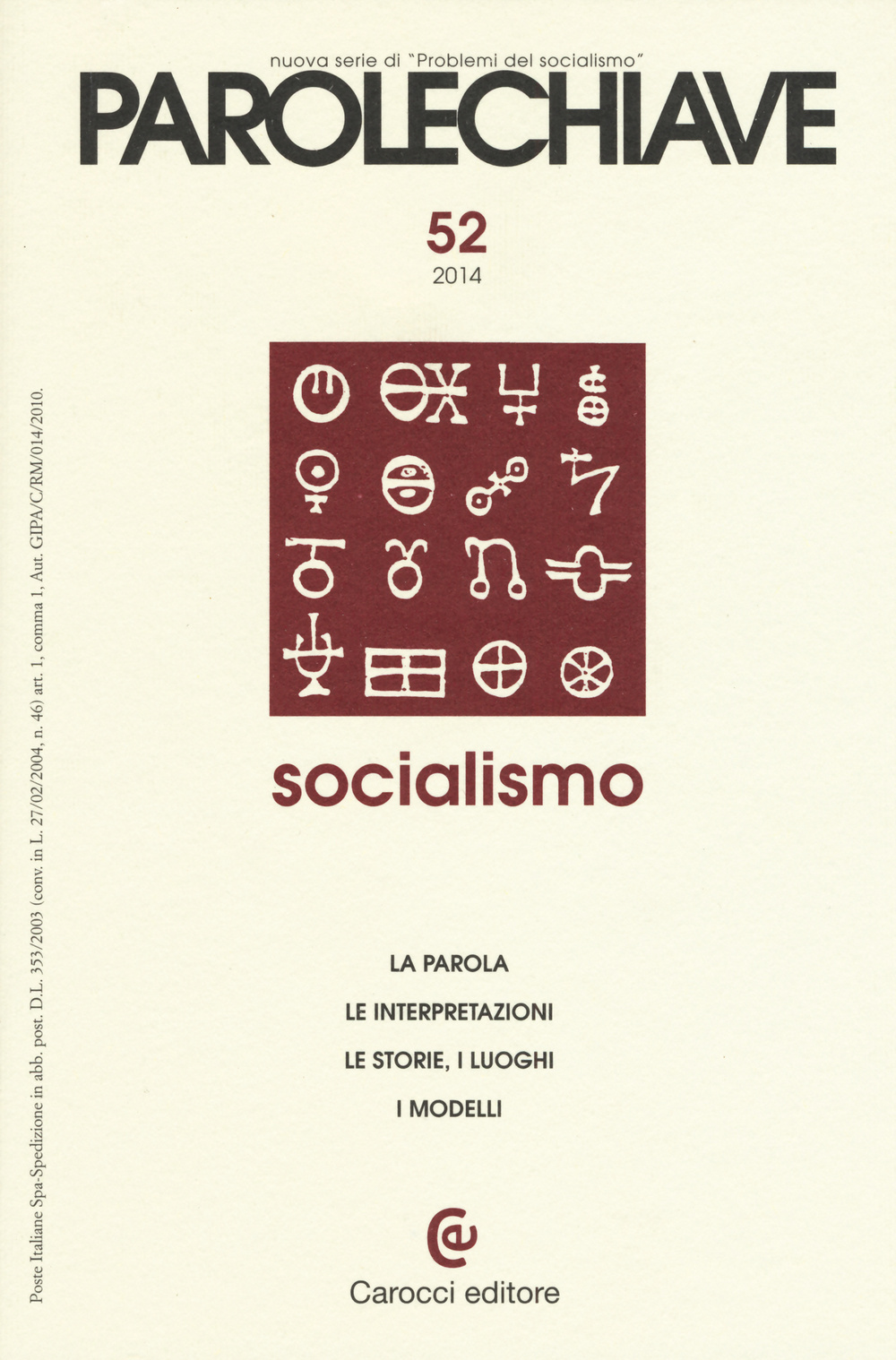 Parolechiave (2014). Vol. 52: Socialismo