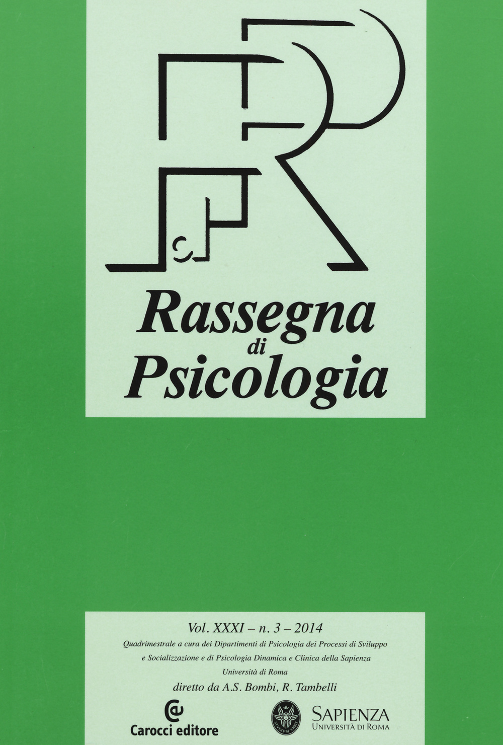 Rassegna di psicologia (2014). Vol. 3
