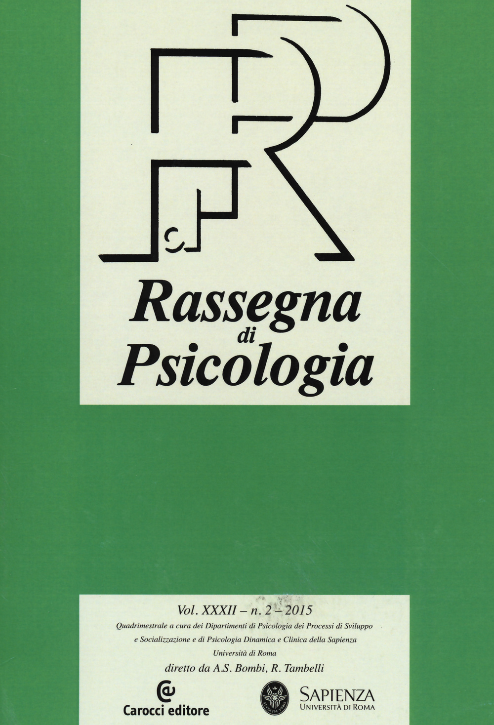 Rassegna di psicologia (2015). Vol. 2