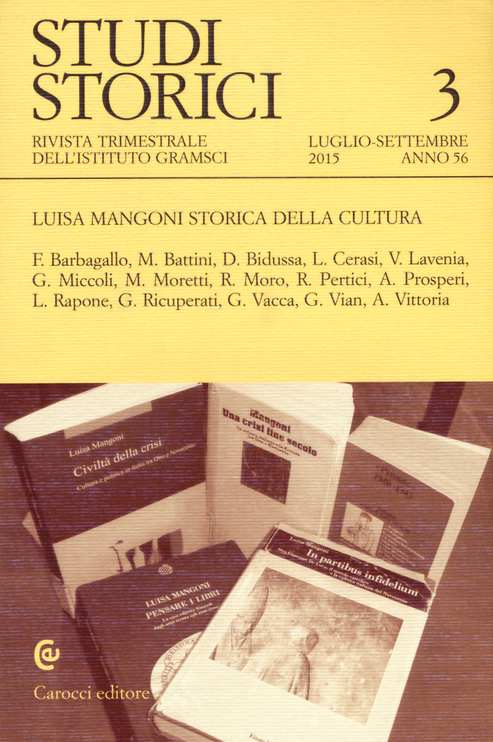 Studi storici (2015). Vol. 3