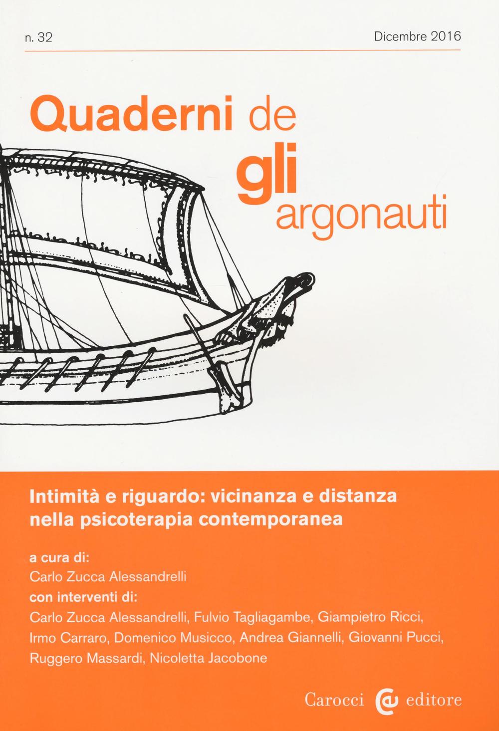 Quaderni de «Gli argonauti» (2016). Vol. 32