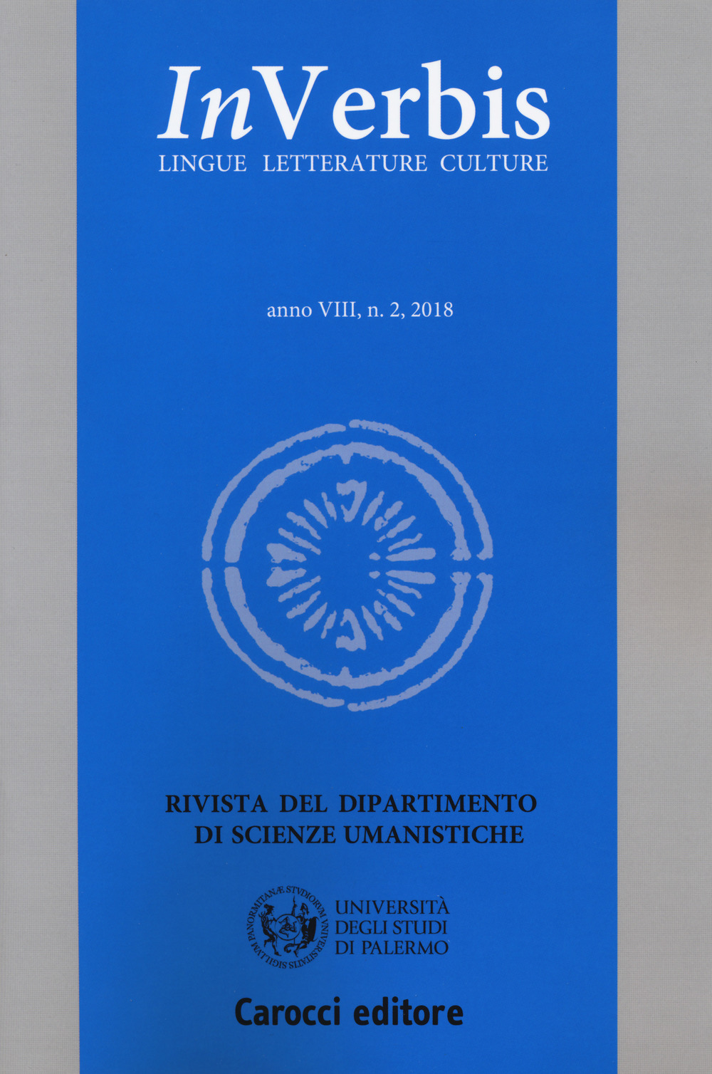 Inverbis. Lingue letterature culture (2018). Vol. 2