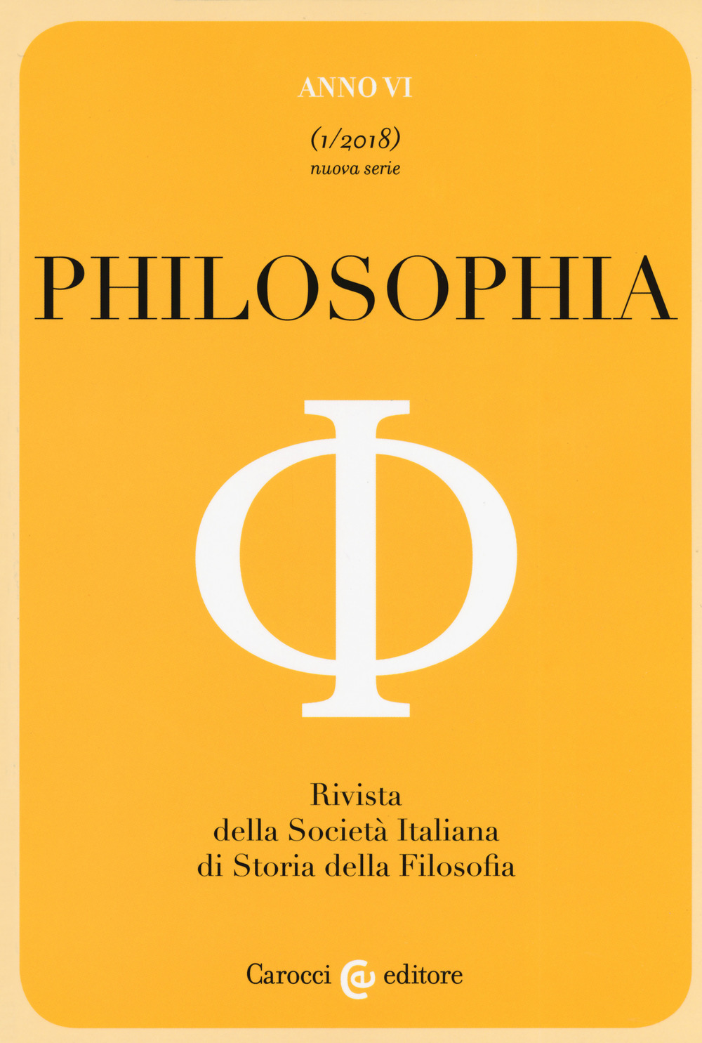 Philosophia (2018). Vol. 1