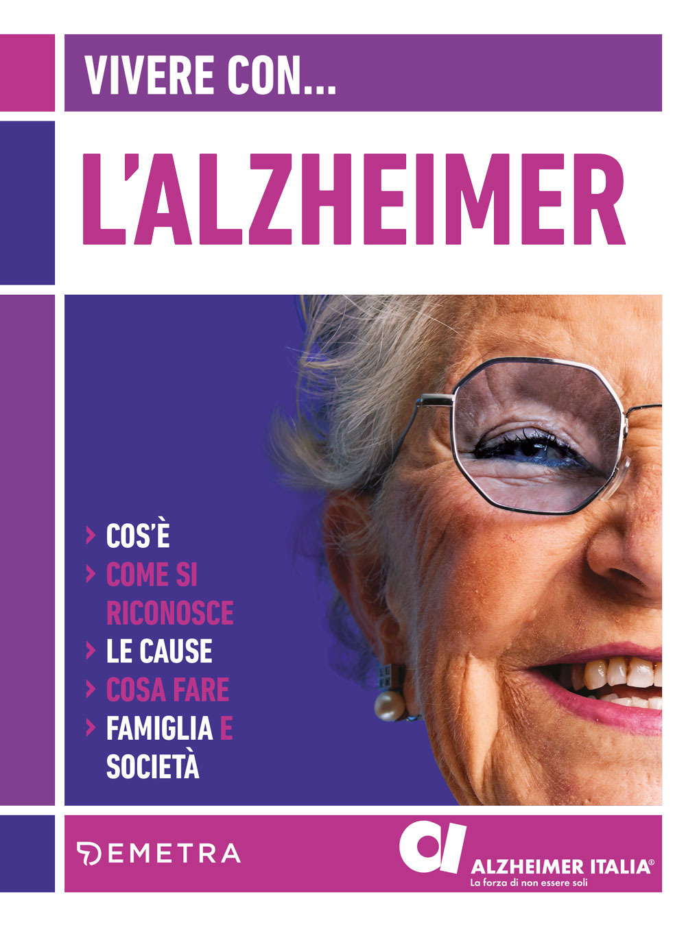 Vivere con l'Alzheimer. Cos'è. Come si riconosce. Le cause. Cosa fare. Famiglia e società
