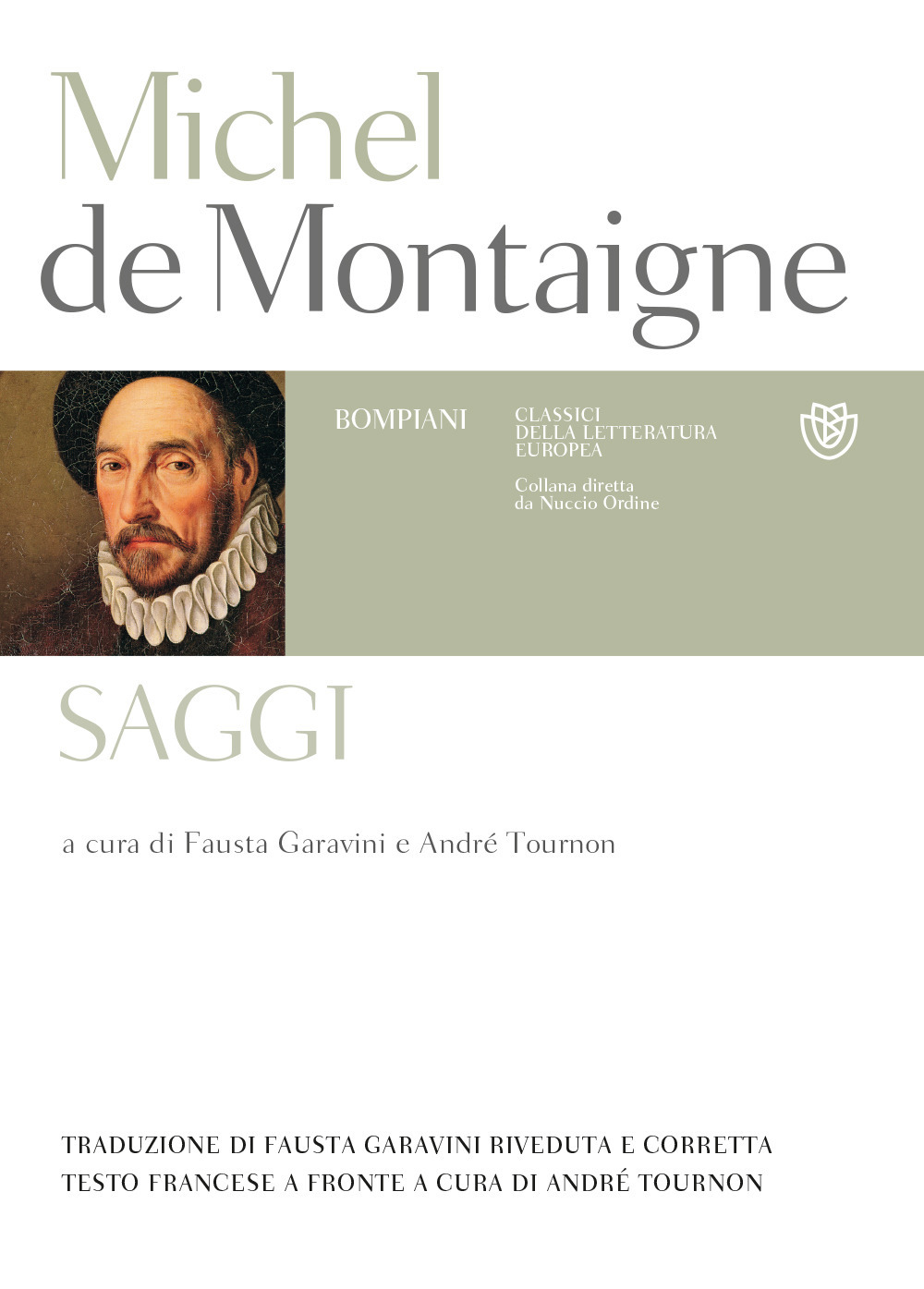 Saggi. Testo francese a fronte