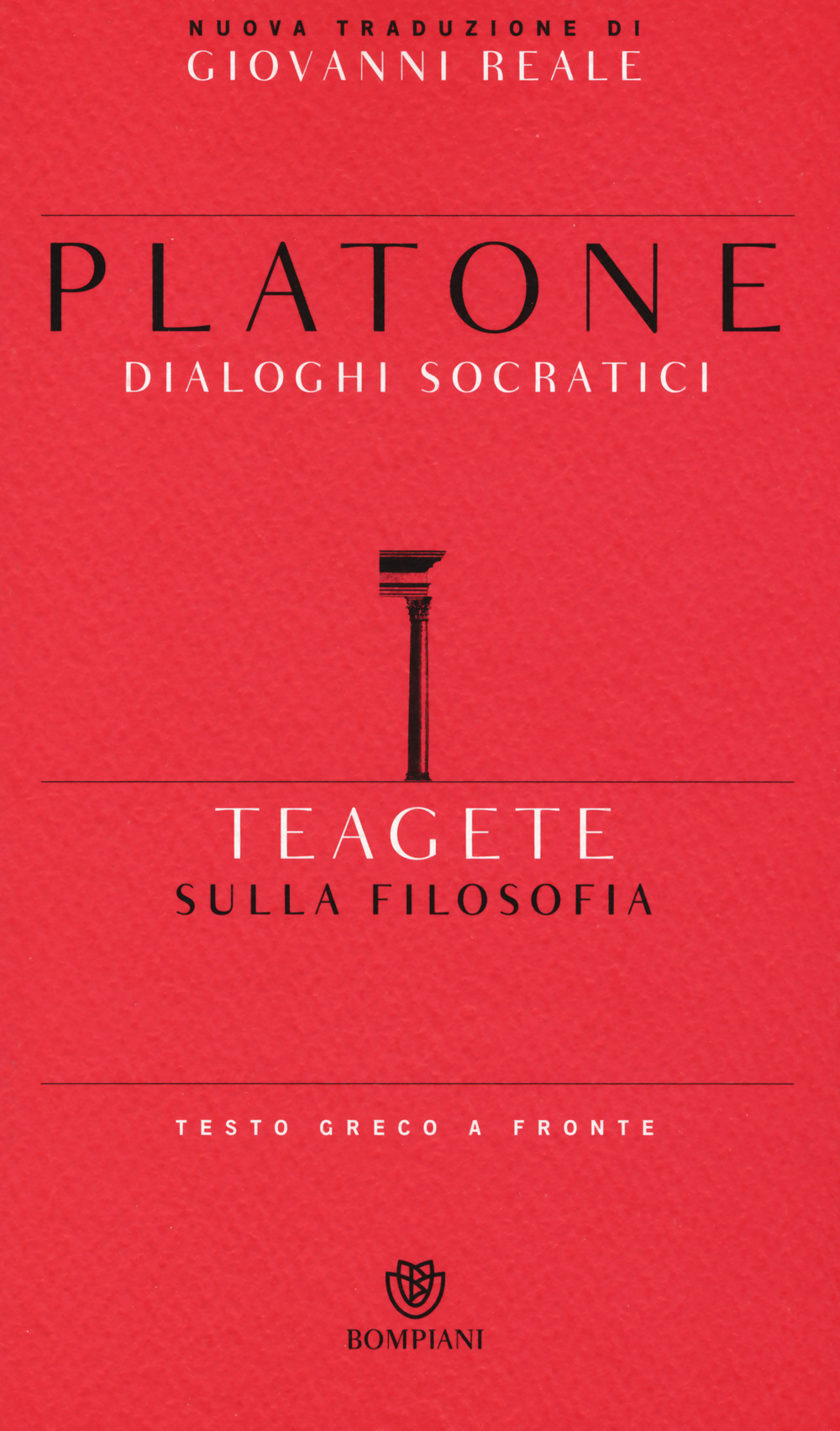 Teagete. Sulla filosofia. Testo greco a fronte