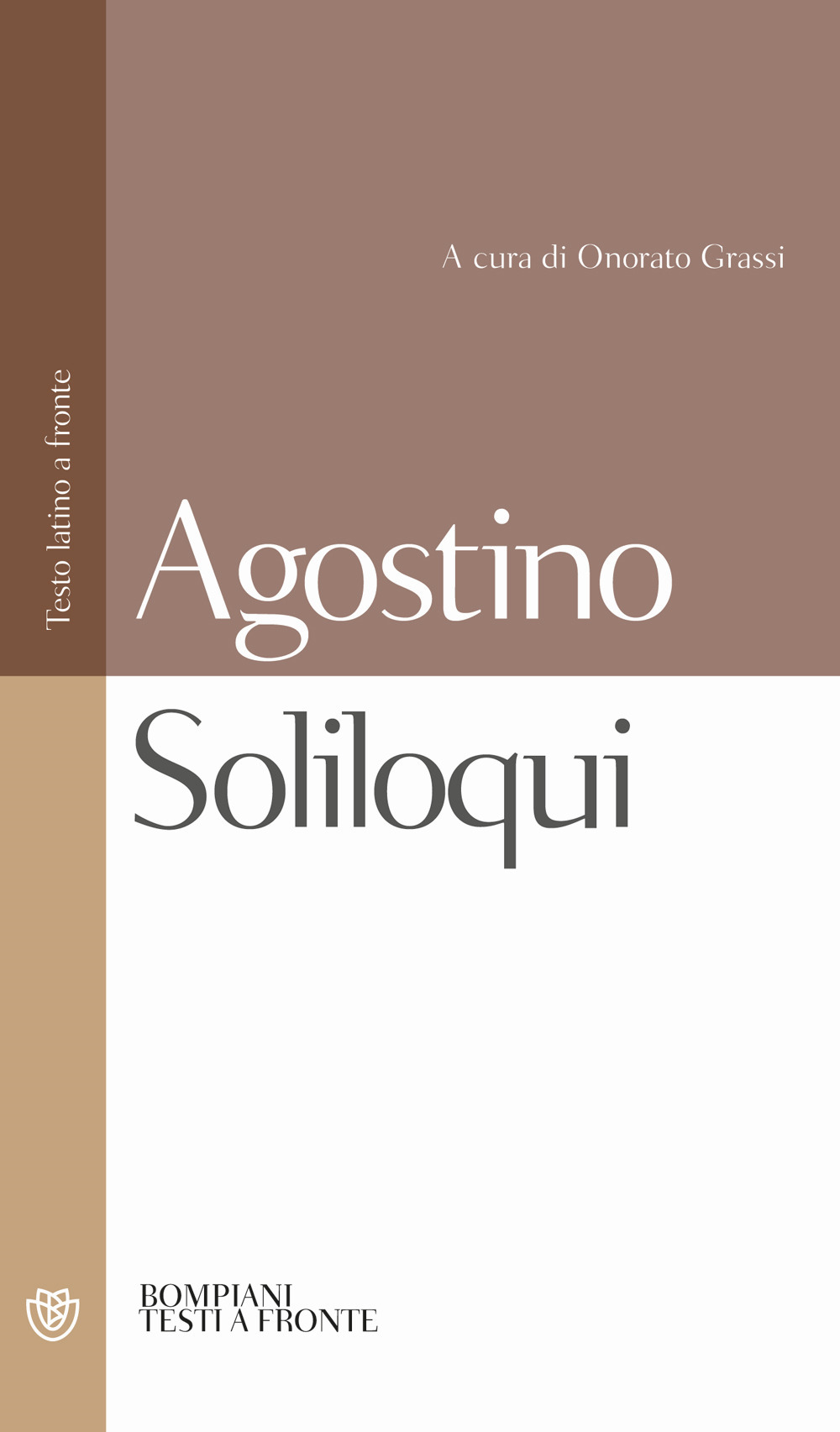 Soliloqui. Testo latino a fronte