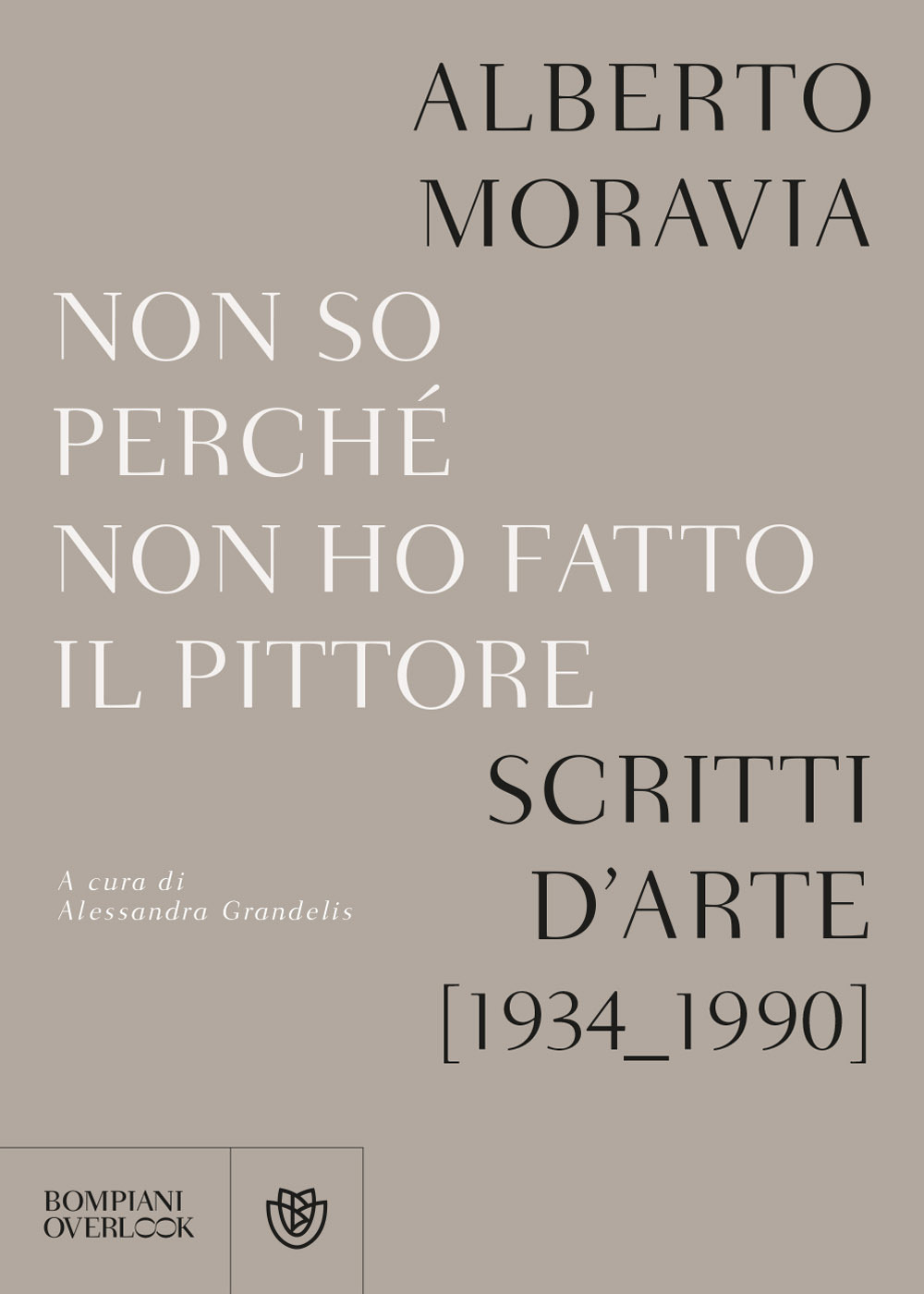 Non so perchè non ho fatto il pittore. Scritti d'arte (1934-1990)