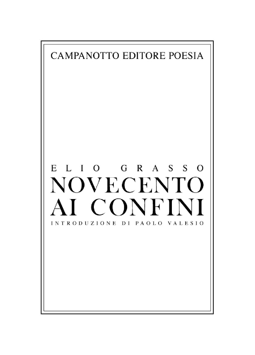 Novecento ai confini