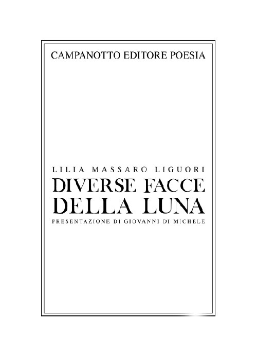 Diverse facce della luna