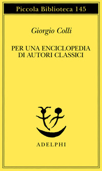 Per una enciclopedia di autori classici