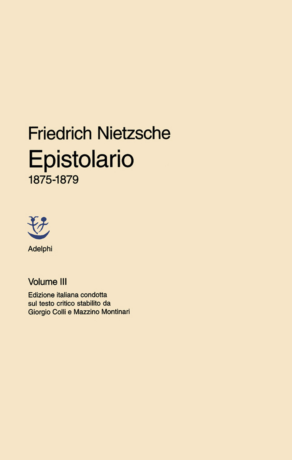 Epistolario. Vol. 3: 1875 - 1879