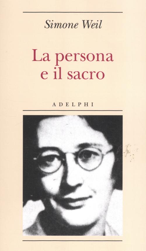 La persona e il sacro