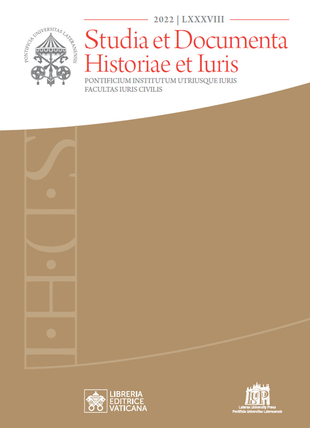 Studia et documenta historiae et iuris (2022). Vol. 88