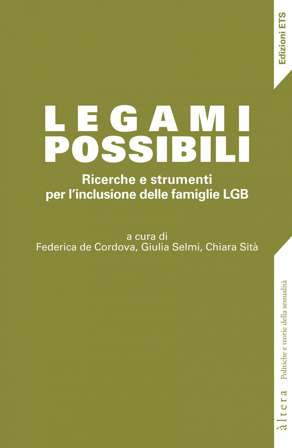 Legami possibili. Ricerche e strumenti per l'inclusione delle famiglie LGB