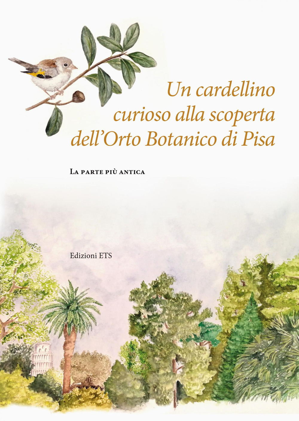 Un cardellino curioso alla scoperta dell'Orto Botanico di Pisa. La parte più antica