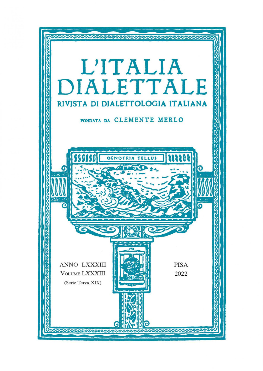 L'Italia dialettale. Rivista di dialettologia italiana (2022). Vol. 83