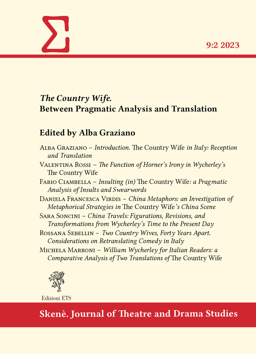 The country wife. Between pragmatic analysis and translation (2023). Vol. 2