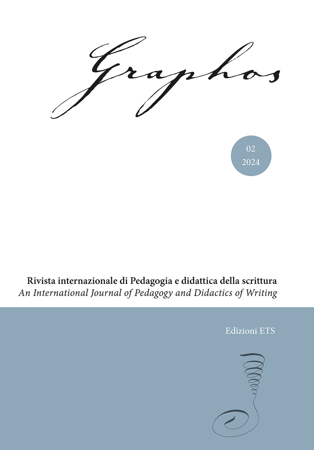 Graphos. Rivista internazionale di pedagogia e didattica della scrittura (2024). Vol. 2