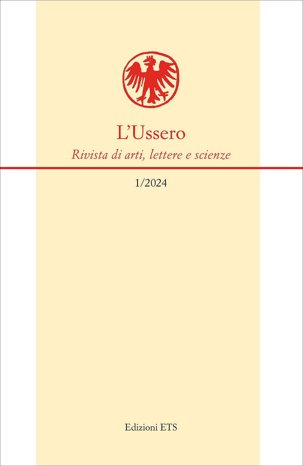 L'Ussero. Rivista di arti, lettere e scienze (2024). Vol. 1