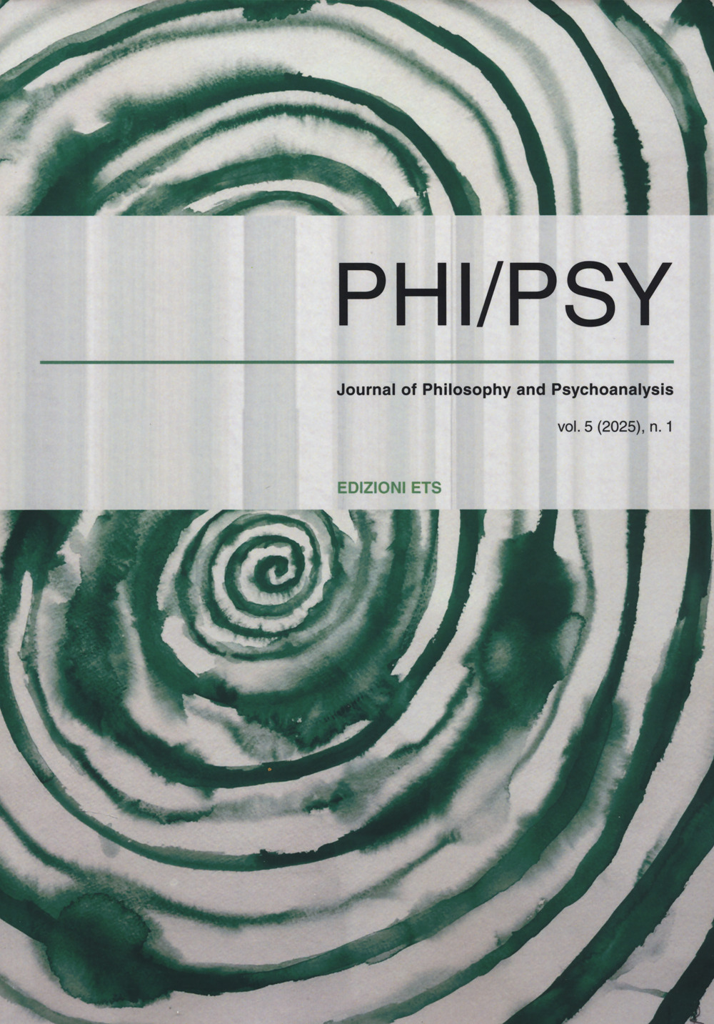 Phi-psy. Rivista di filosofia e psicoanalisi (2025). Vol. 1